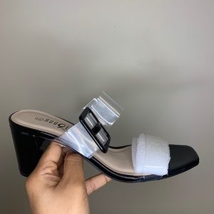 Women’s Black/Clear Heels